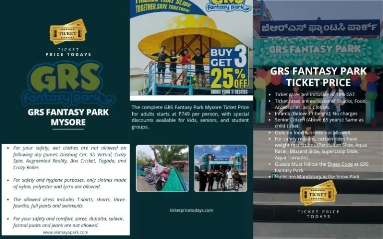 GRS Fantasy Park Mysore Ticket Price