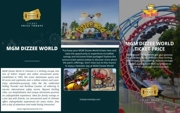 MGM Dizzee World Tickets: Your Complete Booking & Pricing Guide for Chennai’s Biggest Amusement Park MGM Dizzee World Tickets