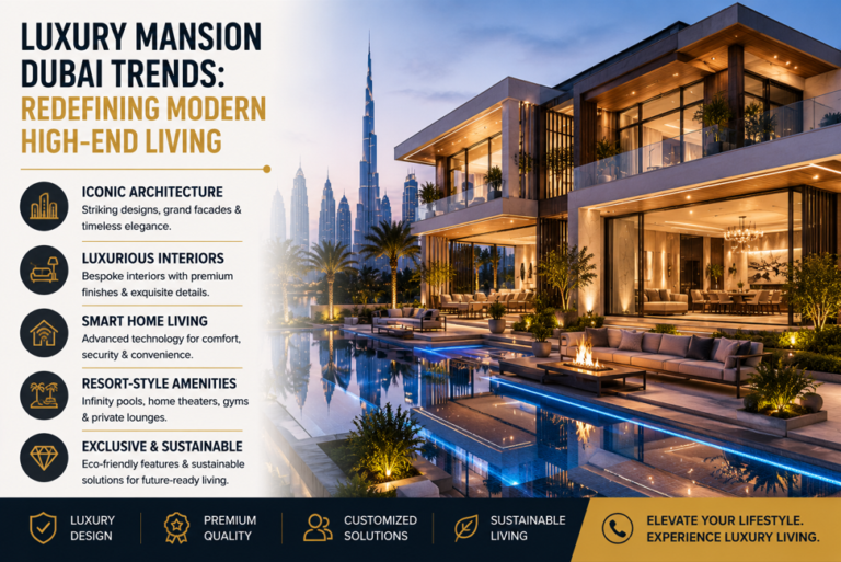 Luxury Mansion Dubai Trends: Redefining Modern High-End Living Luxury Mansion Dubai Trends: Redefining Modern High-End Living