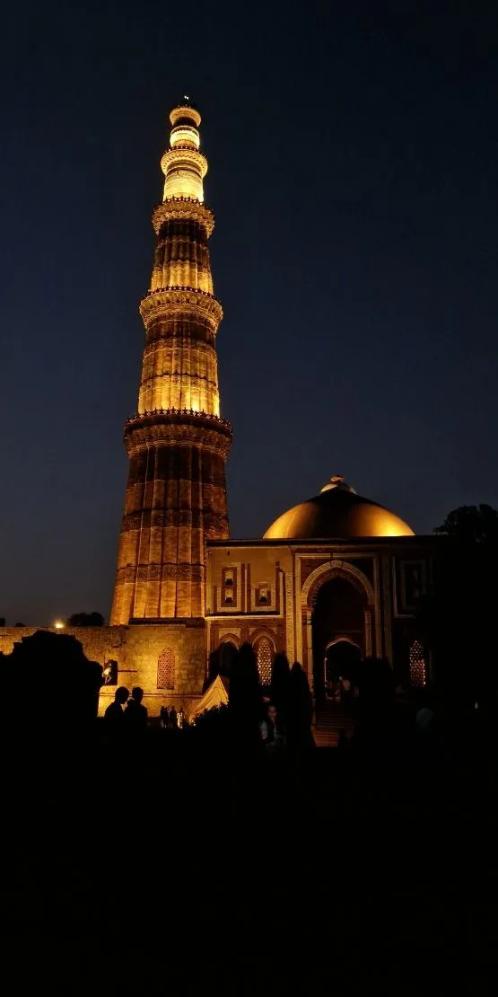 Qutub Minar Night View